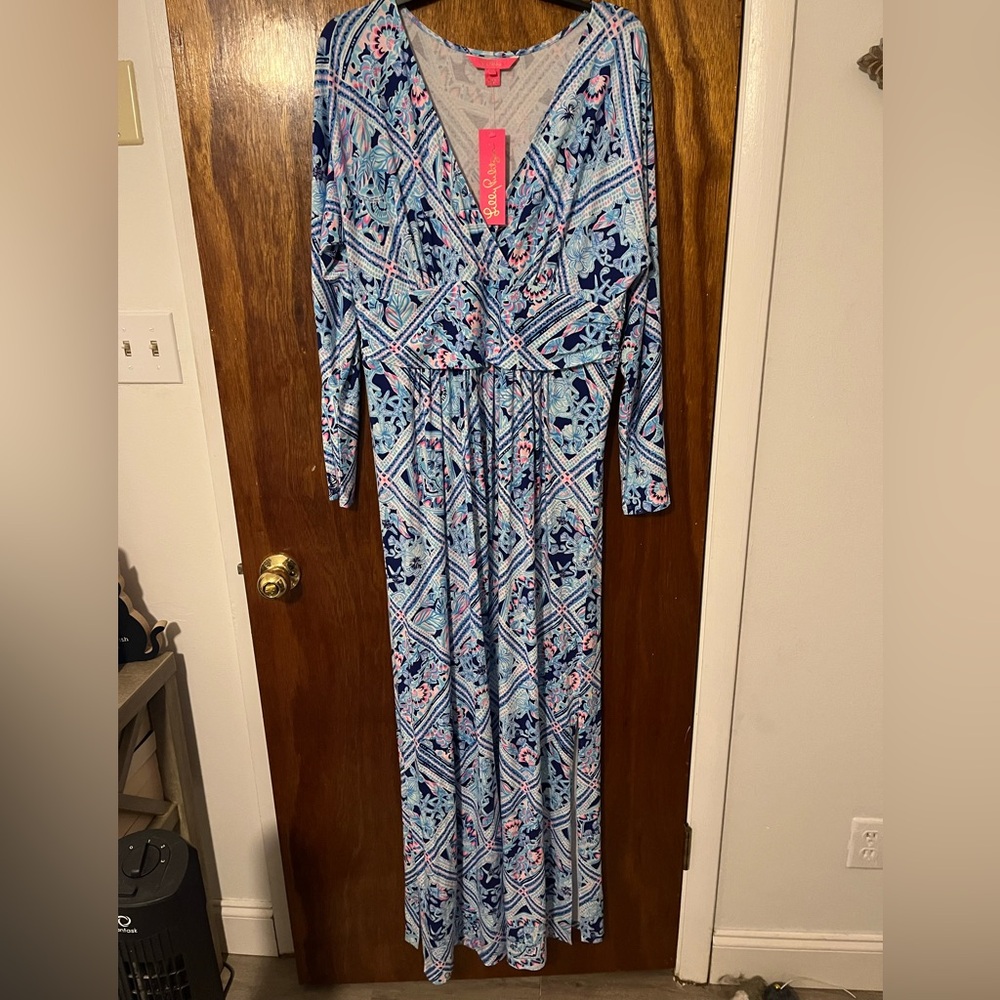 NWT Lilly Pulitzer Nichola Maxi Dress, Size XL